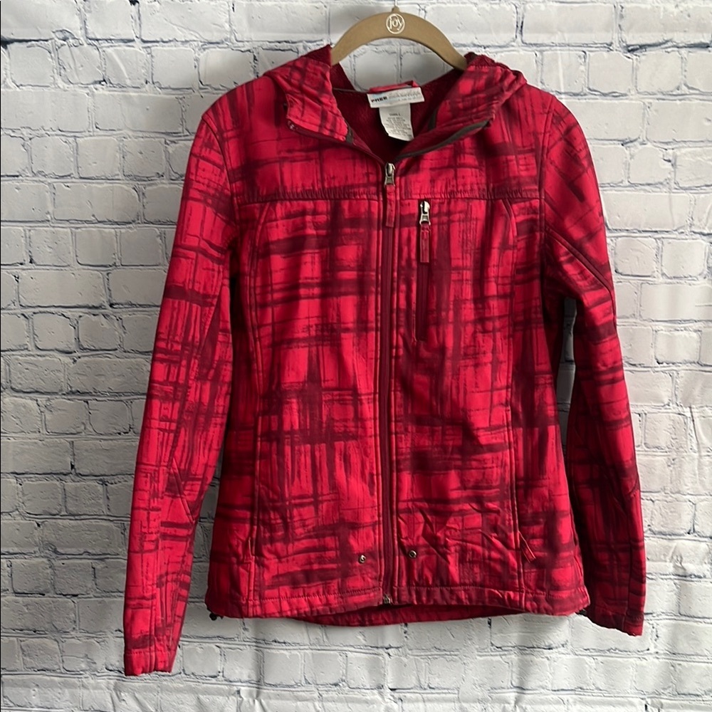 Free Country Kids Red Hooded‎ Girls Jacket Size Small